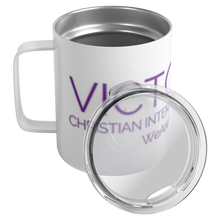 Load image into Gallery viewer, 12oz_Insulated_Coffee_Mug_Insulated_Mug_LH_Angle_LidOff_Mockup.png