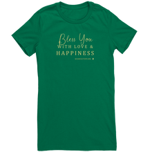 Load image into Gallery viewer, Bella_Womens_Tshirt_Bless_You_Kelly_Mockup.png