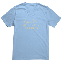 Load image into Gallery viewer, Canvas_Mens_V-Neck_Bless_You_Baby_Blue_Mockup.png