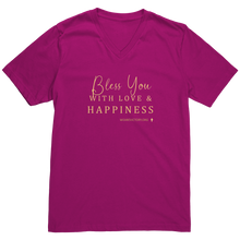 Load image into Gallery viewer, Canvas_Mens_V-Neck_Bless_You_Berry_Mockup.png