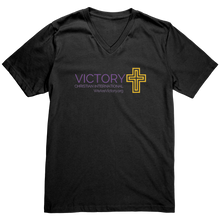 Load image into Gallery viewer, Canvas_Mens_V-Neck_VCIM_Black_Mockup.png