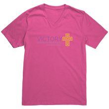 Load image into Gallery viewer, Canvas_Mens_V-Neck_VCIM_Charity_Pink_Mockup.png