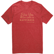 Load image into Gallery viewer, Canvas_TShirt_Bless_You_Heather_Red_Front_Mockup.png