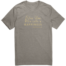 Load image into Gallery viewer, Canvas_TShirt_Bless_You_Heather_Stone_Front_Mockup.png