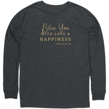 Load image into Gallery viewer, Canvas_Unisex_Long_Sleeve_Shirt_-_Bless__Dark_Heather_Grey_Mockup.png