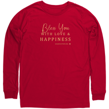 Load image into Gallery viewer, Canvas_Unisex_Long_Sleeve_Shirt_-_Bless__Red_Mockup.png