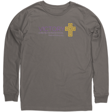 Load image into Gallery viewer, Canvas_Unisex_Long_Sleeve_Shirt_-_VCIM_Asphalt_Mockup.png