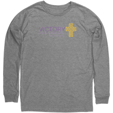 Load image into Gallery viewer, Canvas_Unisex_Long_Sleeve_Shirt_-_VCIM_Athletic_Heather_Mockup.png