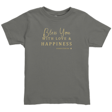 Load image into Gallery viewer, TODDLER_YOUTH_TSHIRT_-_BLESS_YOU_Charcoal_Mockup.png
