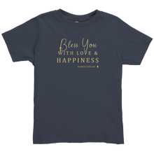 Load image into Gallery viewer, TODDLER_YOUTH_TSHIRT_-_BLESS_YOU_Navy_Mockup.png