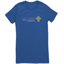 Load image into Gallery viewer, Womens_Shirts_VCIM_True_Royal_Mockup.png