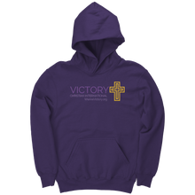 Load image into Gallery viewer, Youth_Hoodie_VCIM_Purple_Front_Mockup.png